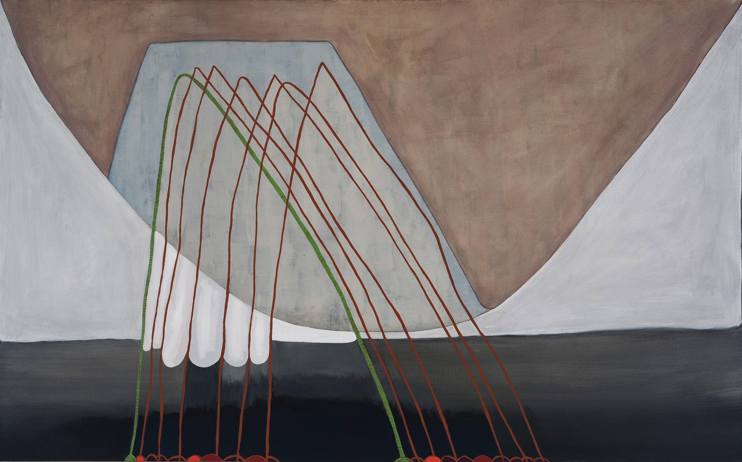 Melissa Dunn, Magpie, 60” x 70’, 2017, acrylic on canvas Melissa Dunn, Magpie, 60” x 70’, 2017, acrylic on canvas
