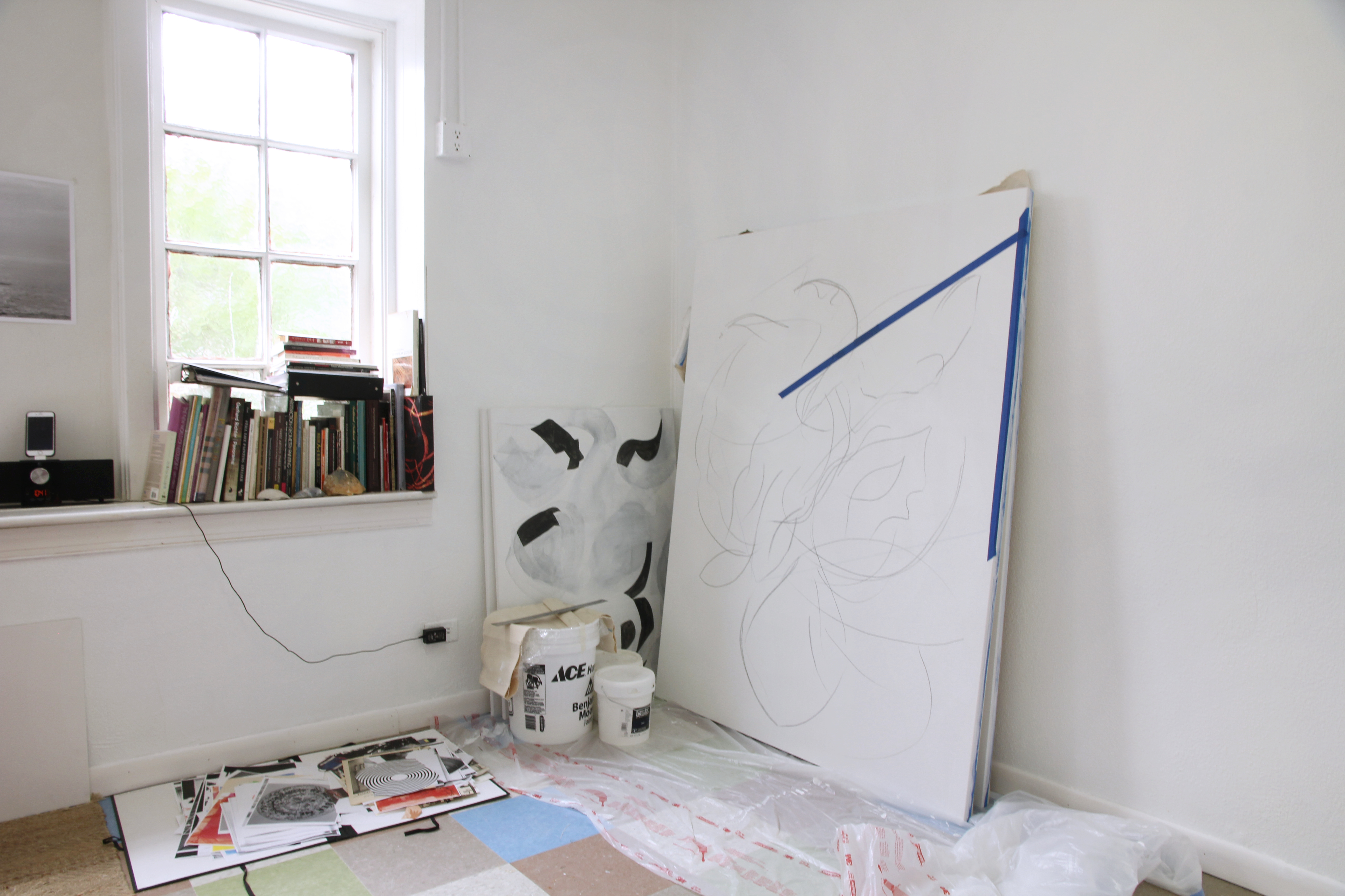 Kate Faulkner, Studio Visit, July 2017