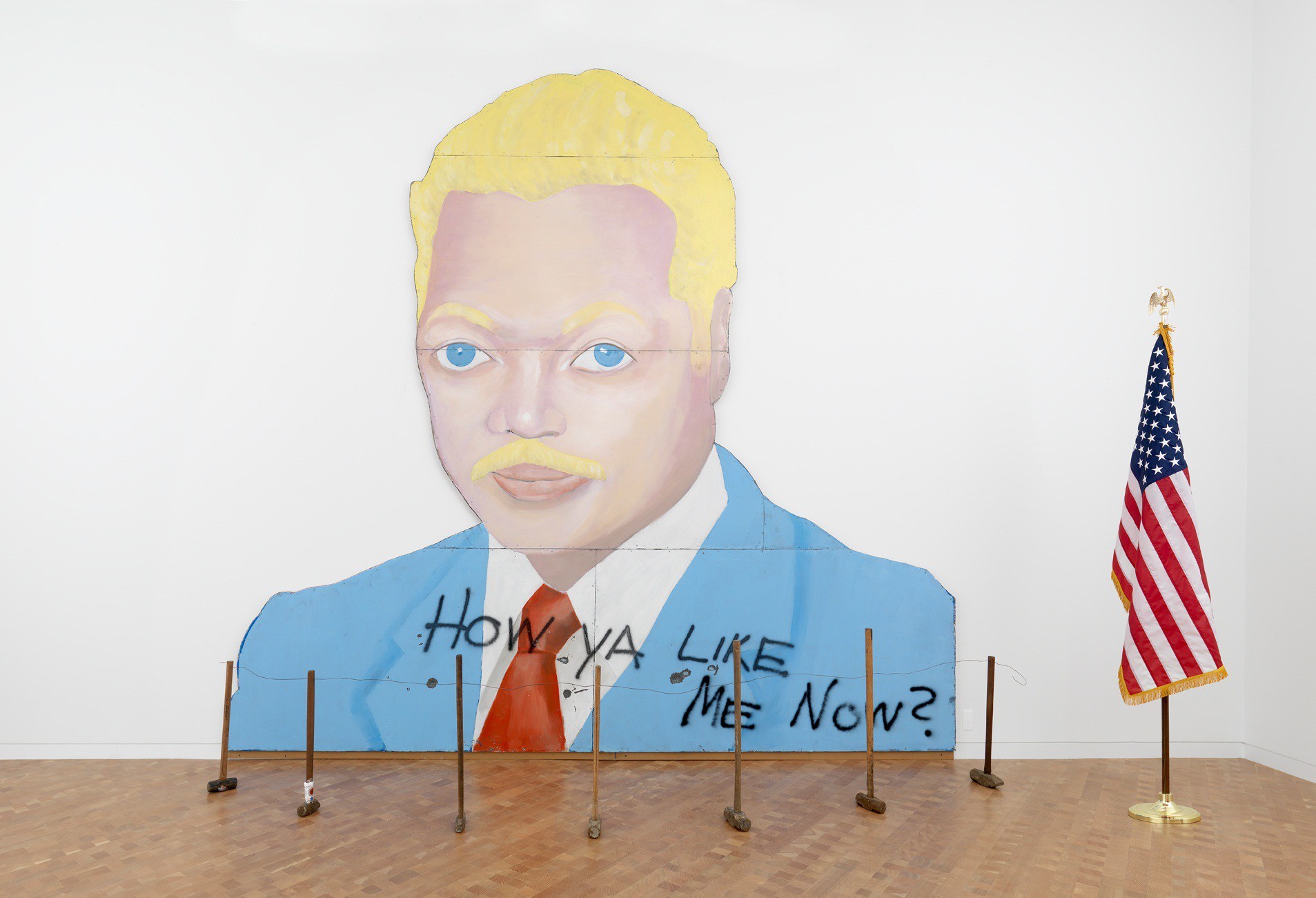 David Hammons, How Ya Like Me Now?, 1989