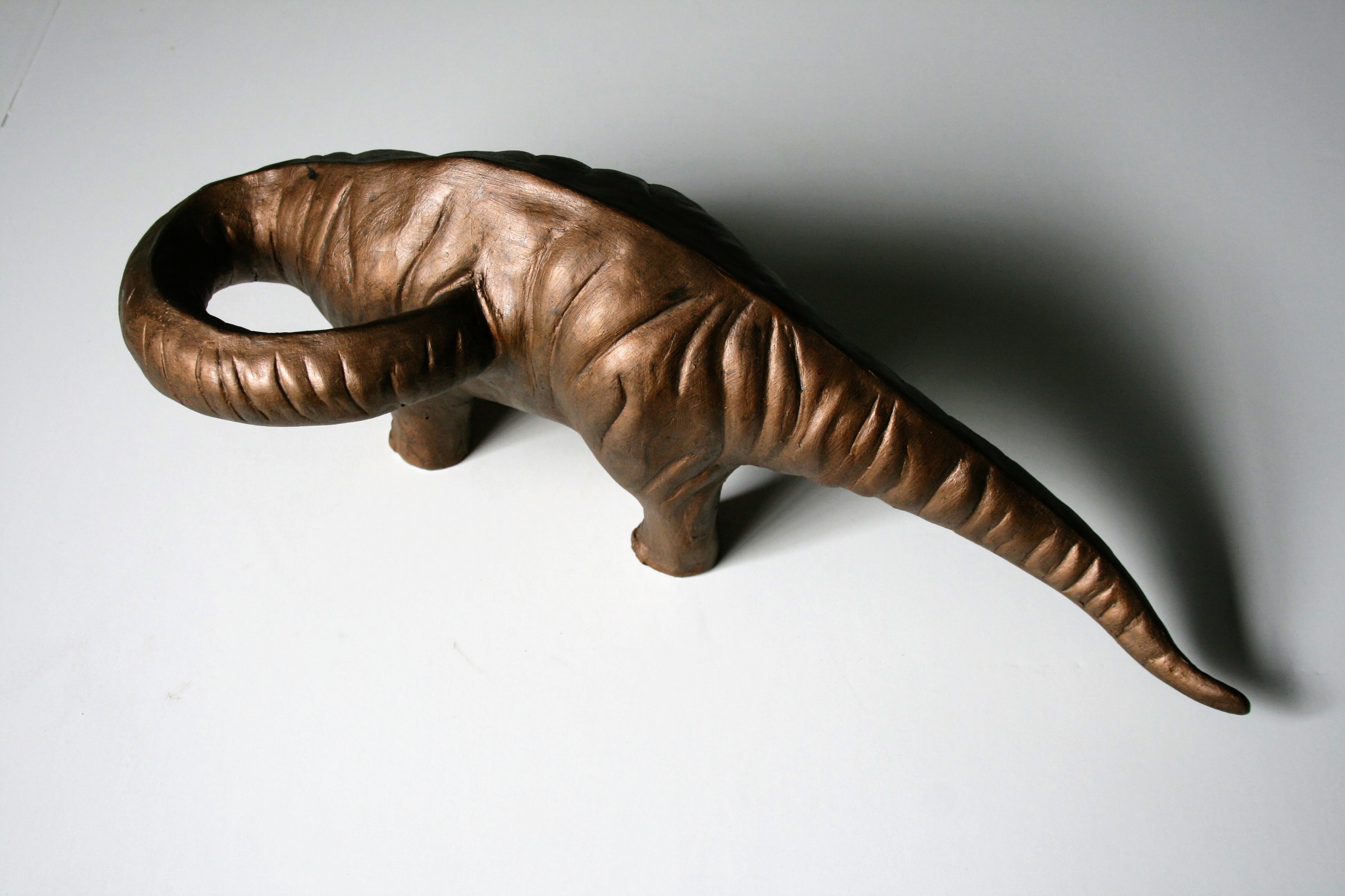 Raymond Padrón, “Doubting Brontosaurus”, resin, paint, 2013