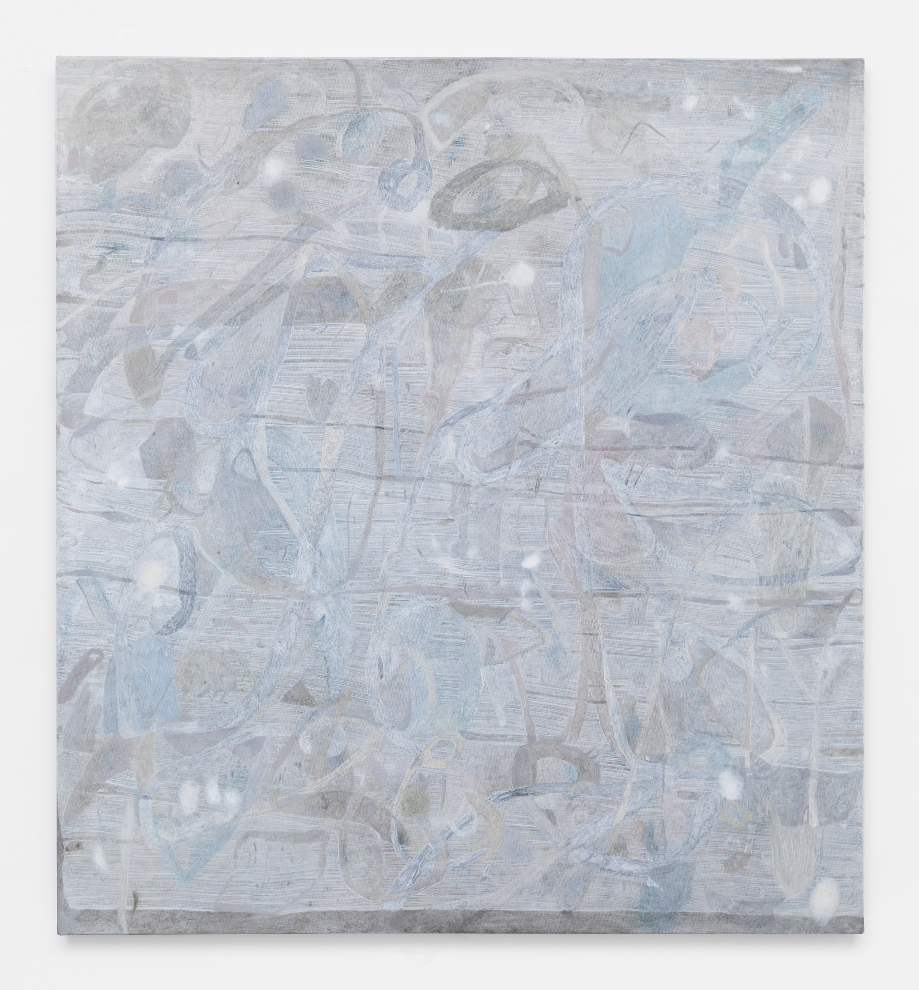 Clare Grill, Hem, 2016, oil on linen, 58" x 63"