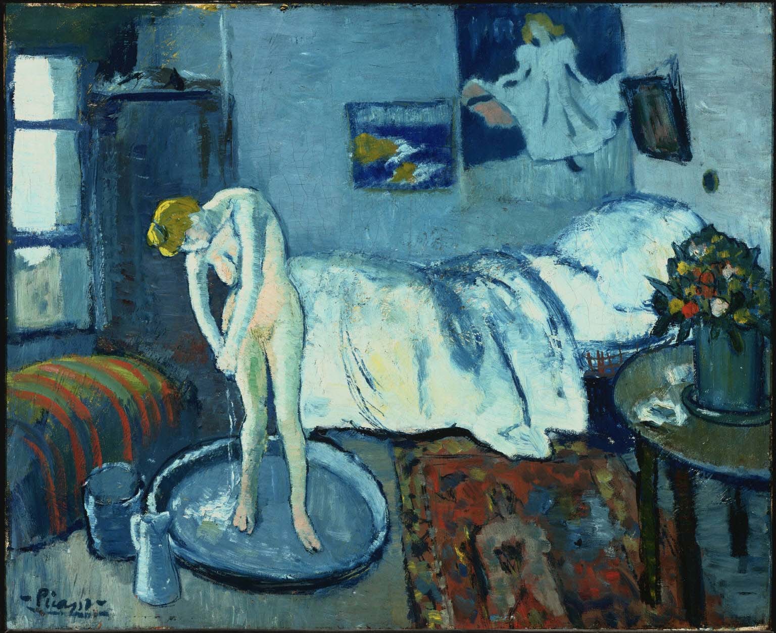 Pablo Picasso, The Blue Room, 1901, 21 x 24 inches, The Phillips Collection, Washington, DC 