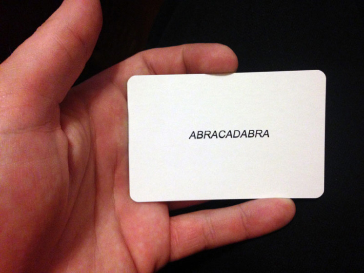 Jesse Butcher, ABRACADABRA (2014)