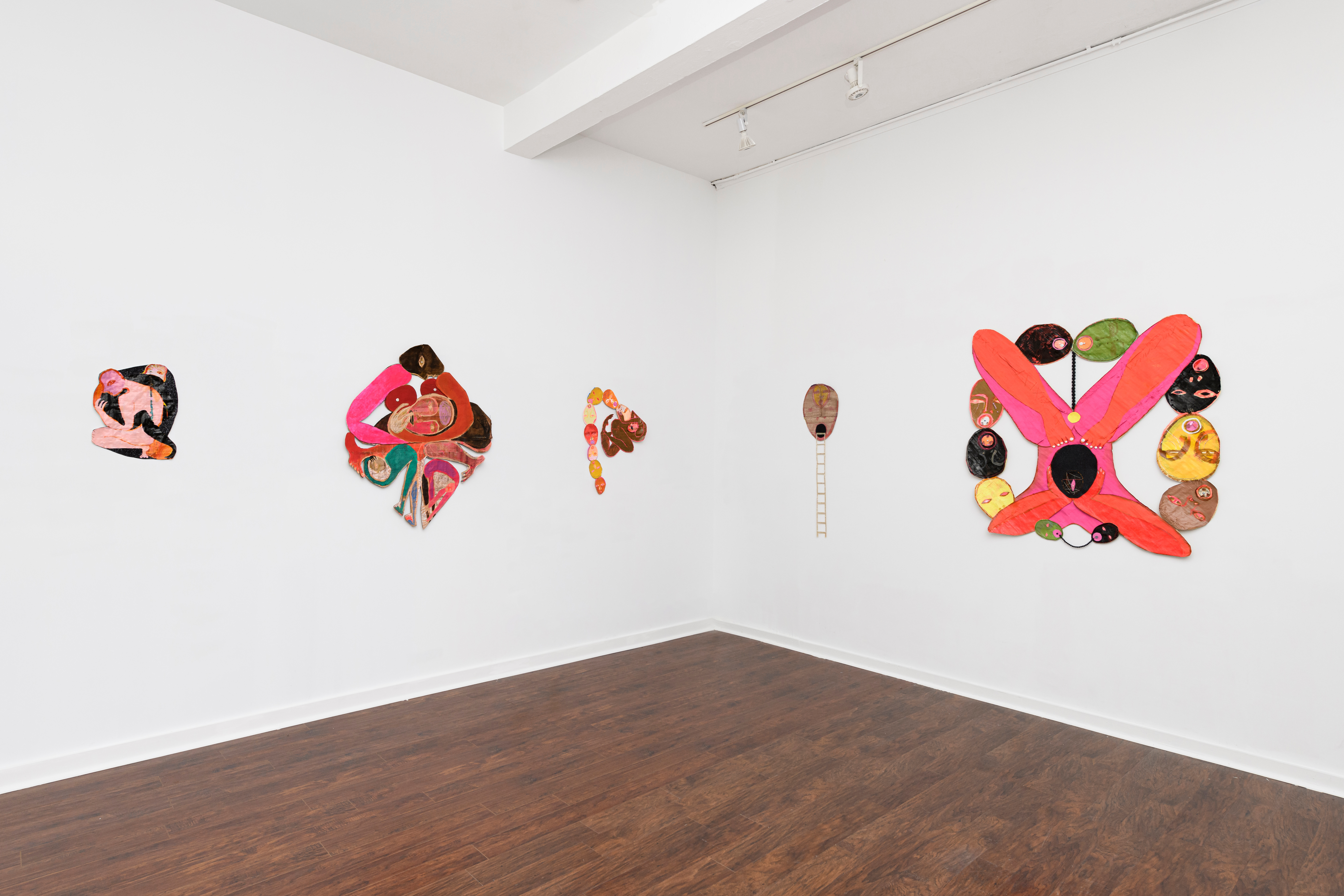 Kimia Ferdowsi Kline, installation view from "Mother Tongue" at Marrow Gallery (San Francisco, CA), 2021
