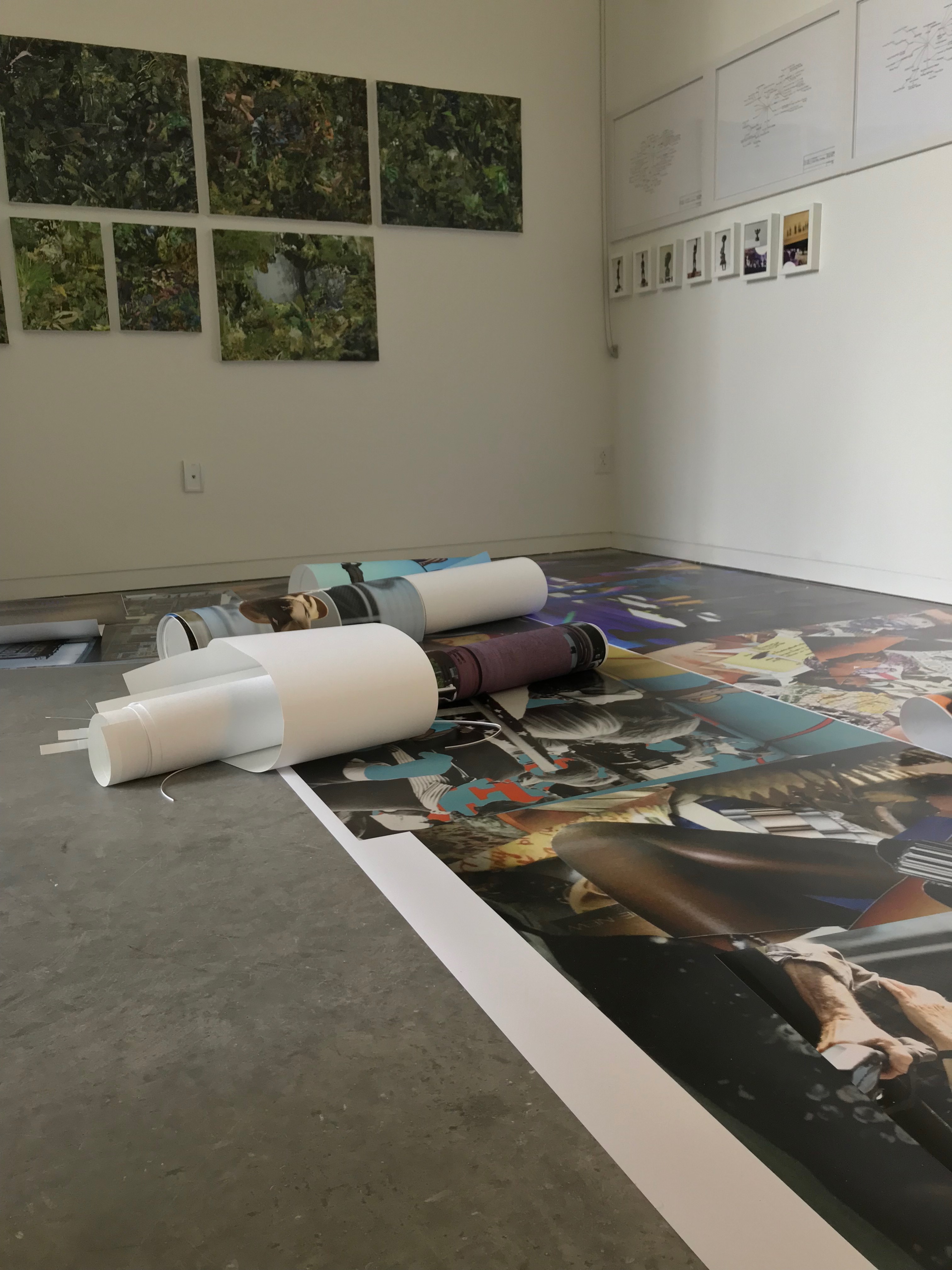 Lester Merriweather, Studio Visit, Crosstown Arts Residency Program, July 2018