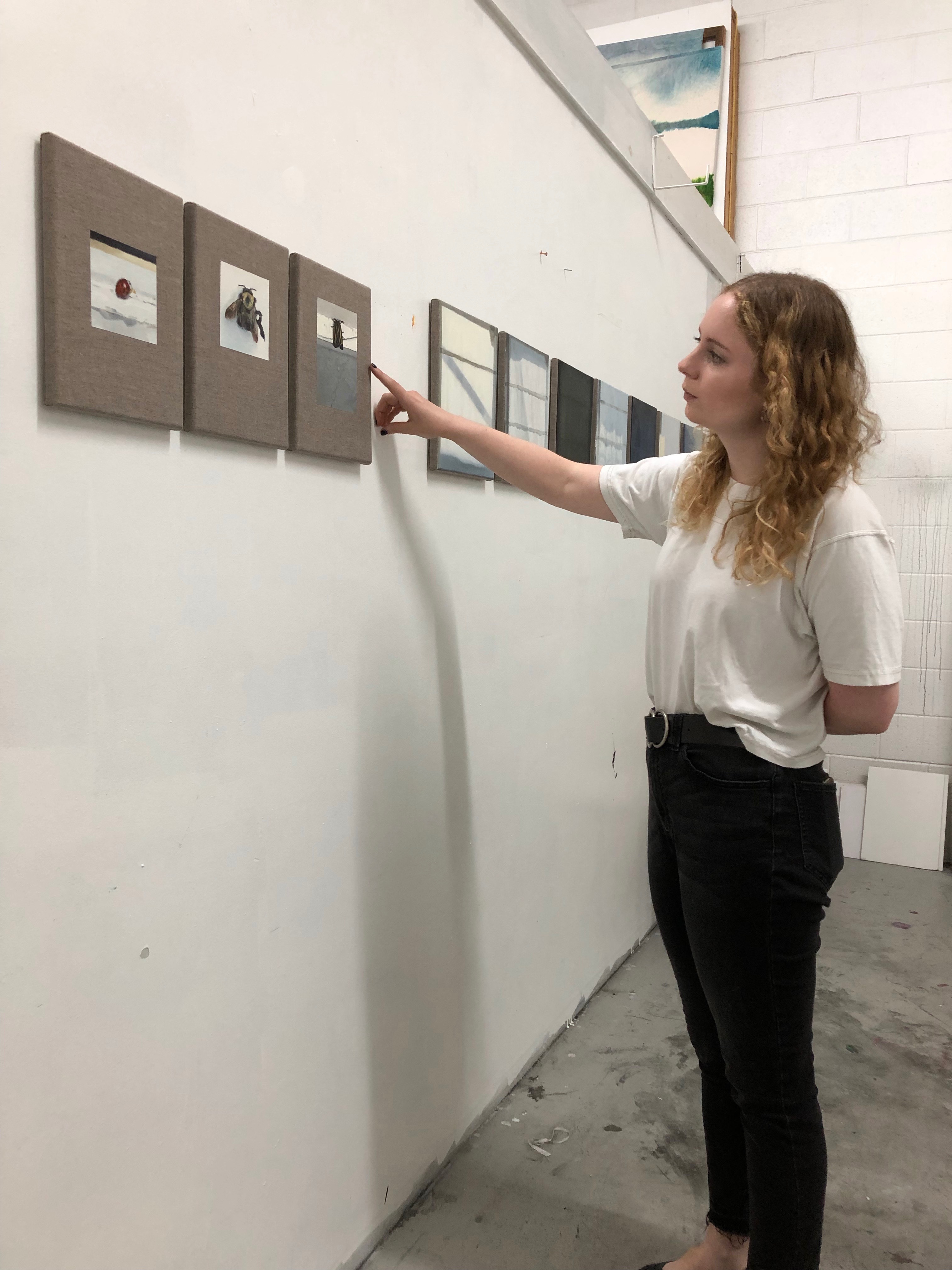 Megan White, Studio Visit, June 2019