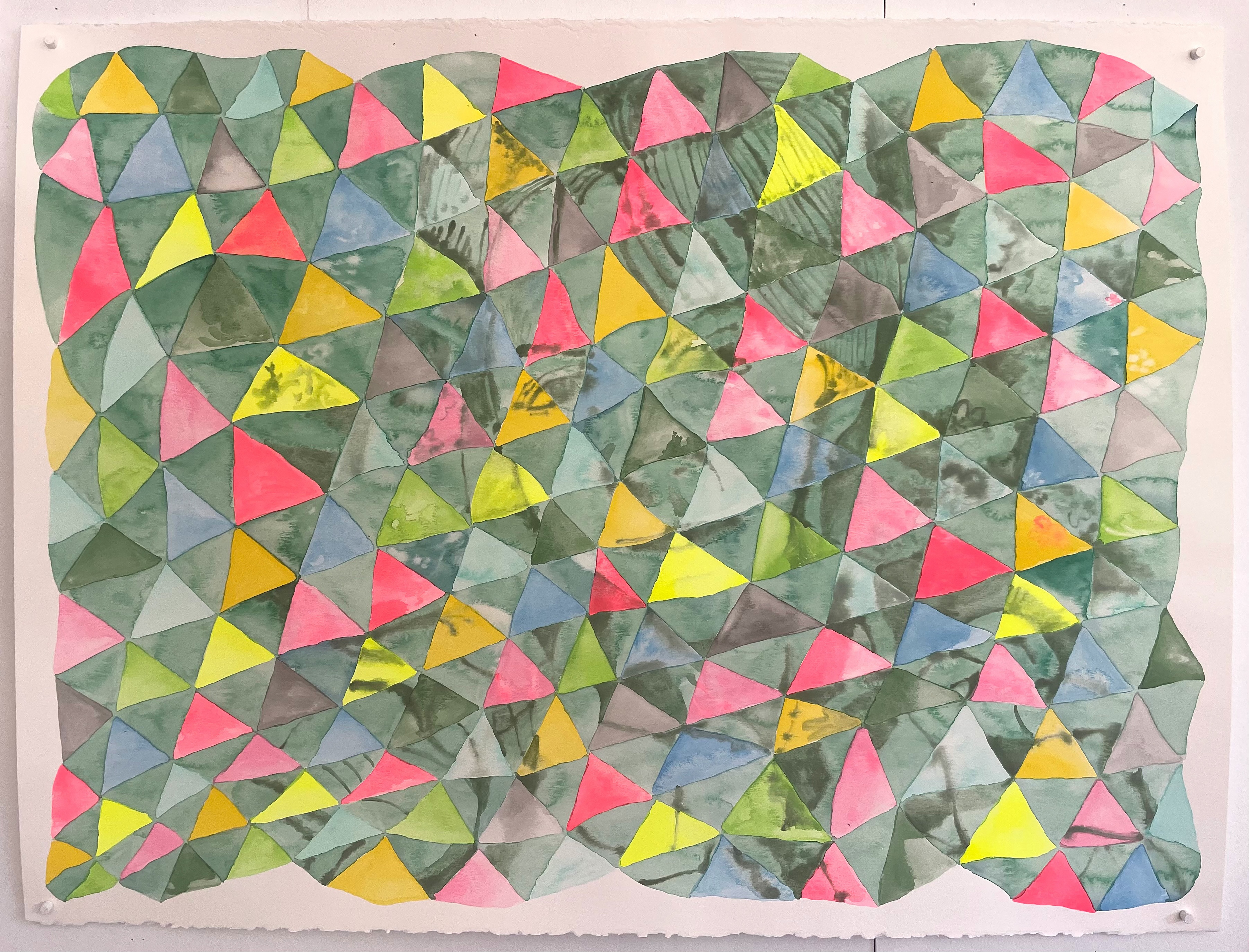 Katie Thompson Murphy, Dissolution, 2026, watercolor on paper, 22 x 30 inches