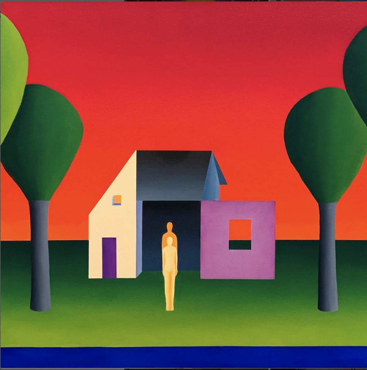 Nancy Cheairs, Open House, 2023, 24" x 36"
