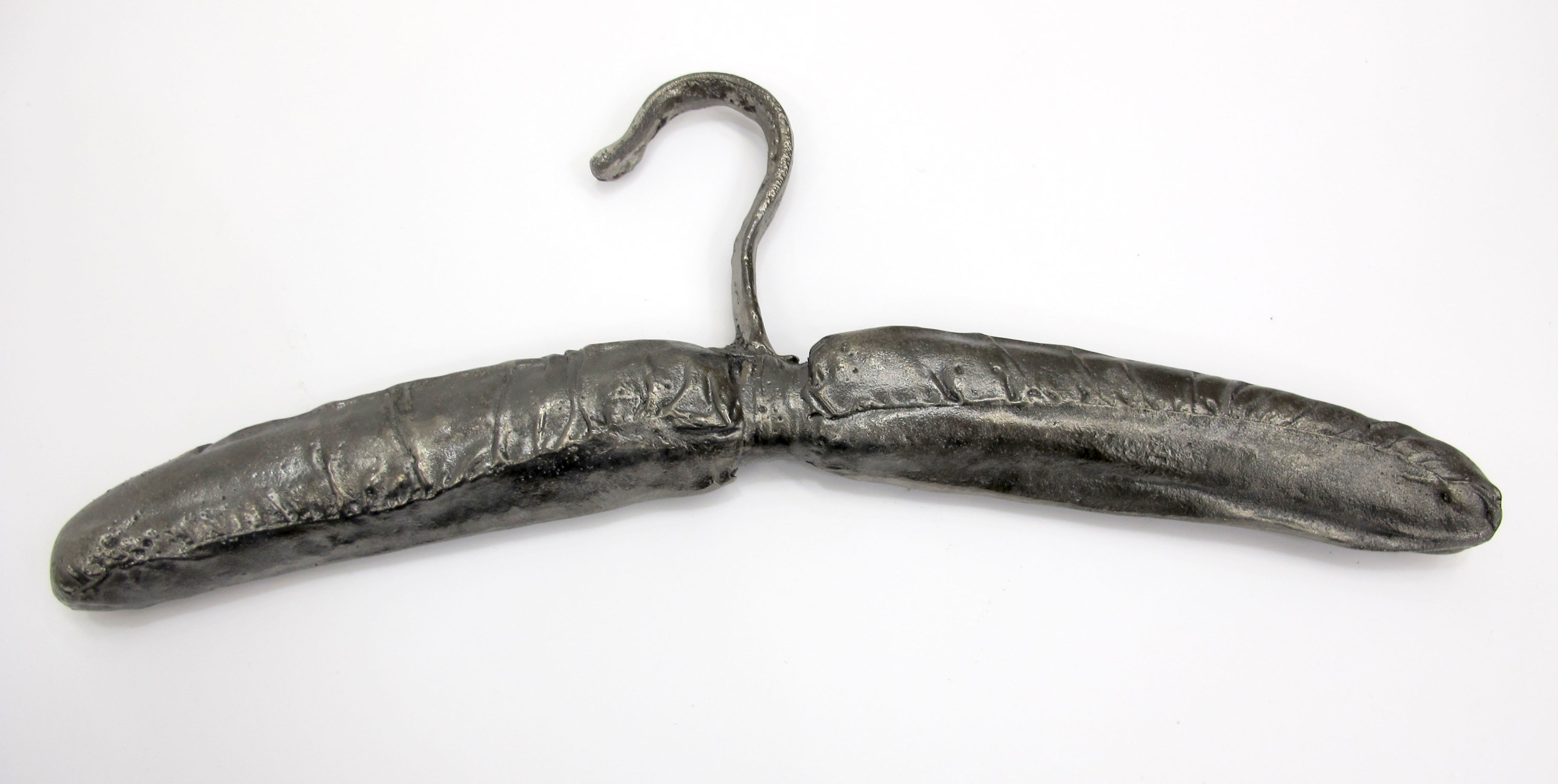 Erin Tucker, Hanger, cast iron, 16 x 5 x 3 inches, 2016