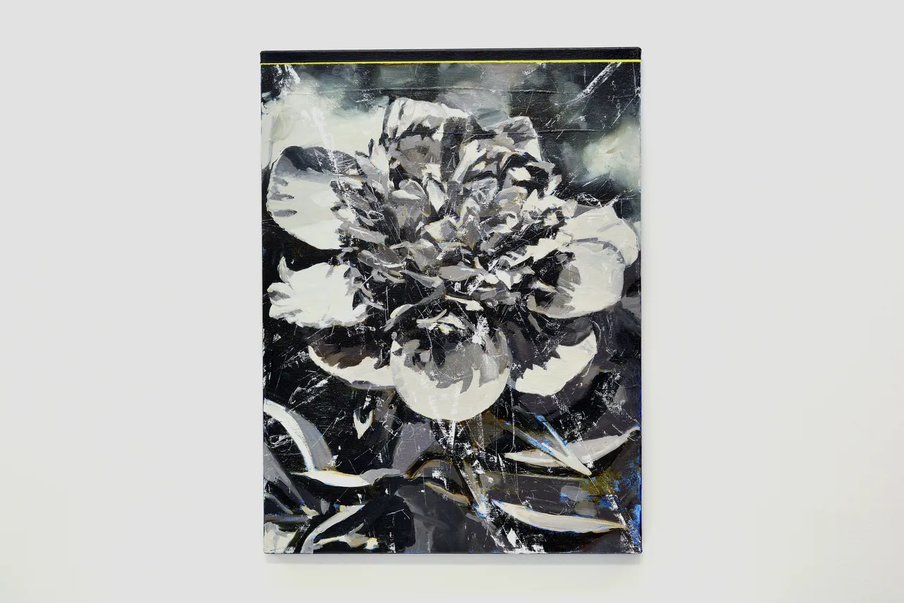 Jered Sprecher, Stone, 2021, oil on canvas, 24 x 20 inches, photo by Bruce Cole, courtesy the artist and Whitespace Gallery Jered Sprecher, Stone, 2021, oil on canvas, 24 x 20 inches, photo by Bruce Cole, courtesy the artist and Whitespace Gallery