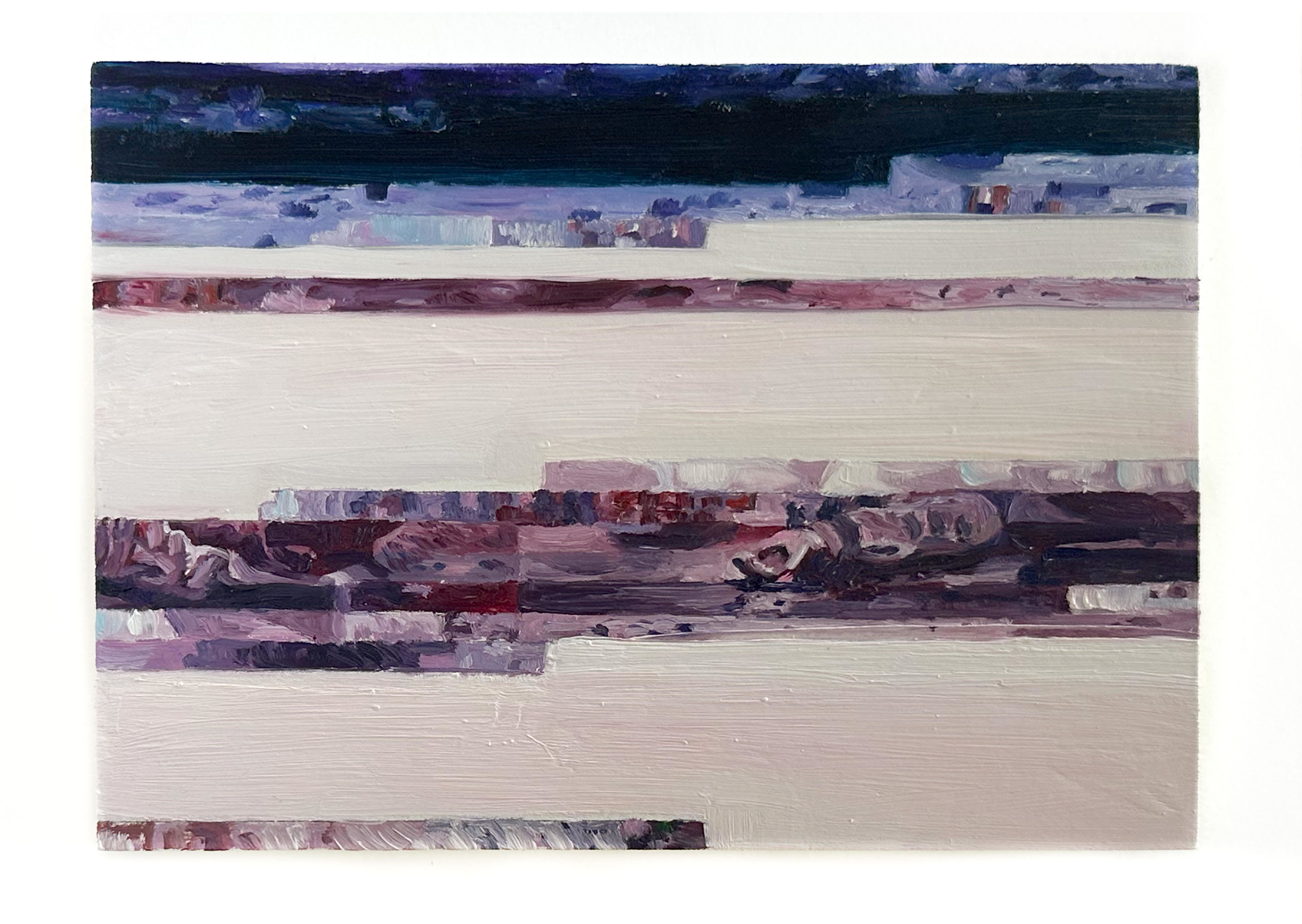 Sisavanh Phouthavong, Whispers of Hope, 5”x7” each, framed 6”x8”, oil on board, image taken by the artist