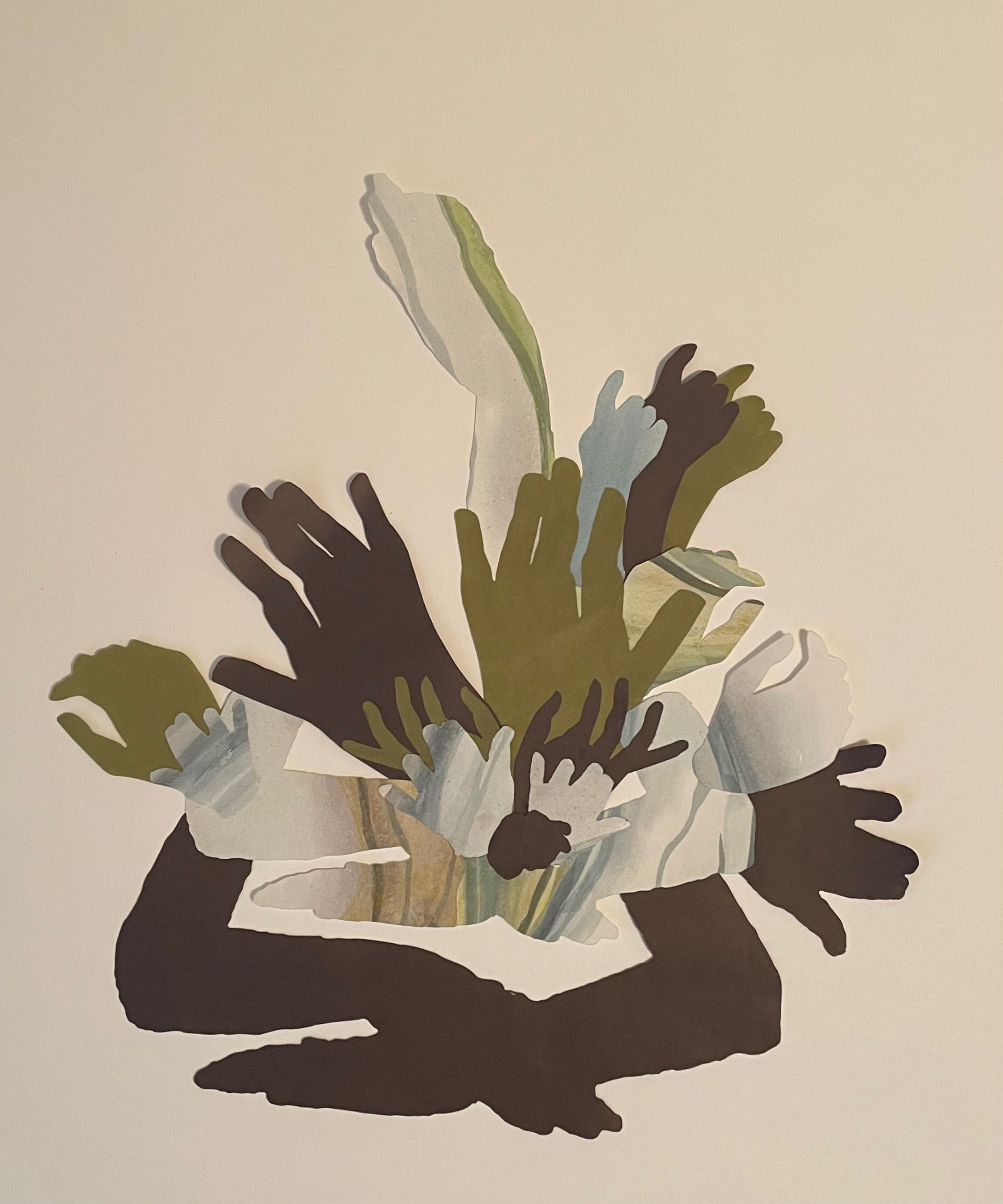 Jessie Van der Laan, untitled (work in progress), 2022, collage